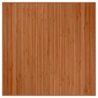 Vloerkleed vierkant 100x100 cm bamboe bruin 2