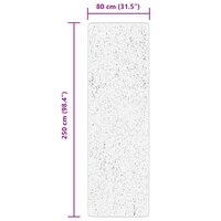 Vloerkleed ARBIZU binnen en buiten vintage stijl 80x250 cm 9