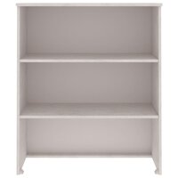 Opzetkast HAMAR 85x35x100 cm massief grenenhout wit 3