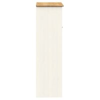 Opzetkast VIGO 78x30x100 cm massief grenenhout wit 6