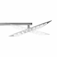 Douchekoppenset dubbel met thermostaat roestvrij staal 9