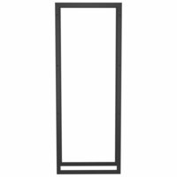 Haardhoutrek 50x28x132 cm staal matzwart 3