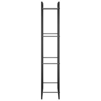 Haardhoutrek 50x28x132 cm staal matzwart 4