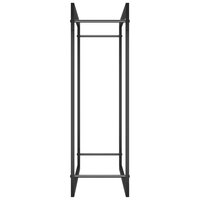 Haardhoutrek 80x28x86 cm staal matzwart 4