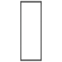 Haardhoutrek 110x28x312 cm staal matzwart 3