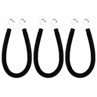 Zwembadverwarmingspaneel solar 3 st gebogen 72,5x46 cm 9