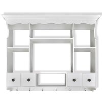 Keukenwandkast hout wit  5