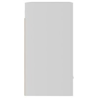 Hangkast 50x31x60 cm bewerkt hout wit 8