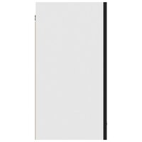 Hangkast 80x31x60 cm bewerkt hout zwart 7