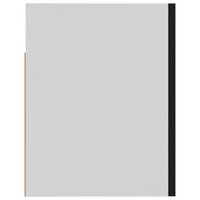 Hangkast 60x31x40 cm bewerkt hout zwart 7