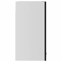 Hangkast 60x31x60 cm bewerkt hout zwart 7