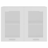 Hangkast 80x31x60 cm bewerkt hout wit 6