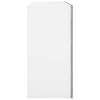 Hangkast 80x31x60 cm bewerkt hout grijs sonoma eikenkleurig 7