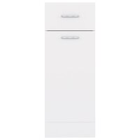 Onderkast met lade 30x46x81,5 cm bewerkt hout wit 7