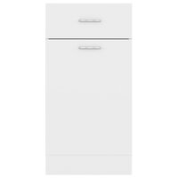 Onderkast met lade 40x46x81,5 cm bewerkt hout wit 7
