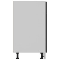 Onderkast met lade 80x46x81,5 cm bewerkt hout zwart 7