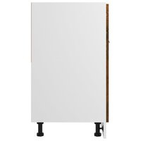 Onderkast met lade 60x46x81,5 cm bewerkt hout gerookt eiken 6