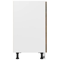 Onderkast met lade 80x46x81,5 cm bewerkt hout gerookt eiken 7