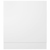 Vaatwasserpaneel 59,5x3x67 cm bewerkt hout wit 4