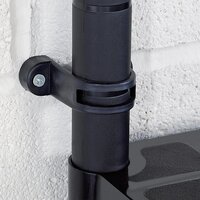 Opbergrek 4-laags 122x30,5x130 cm kunststof zwart 6