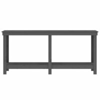 Werkbank 180x50x80 cm massief grenenhout grijs 5