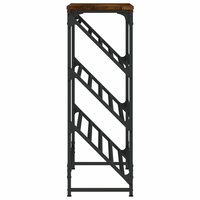 Schoenenrek 90x30x85 cm bewerkt hout gerookt eikenkleurig 5