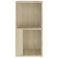 Hoekkast 33x33x67 cm bewerkt hout sonoma eikenkleurig 5