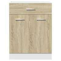 Onderkast met lade 60x46x81,5 cm spaanplaat sonoma eikenkleurig 5