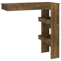 Bartafel wandgemonteerd 102x45x103,5 cm bewerkt hout eikenkleur 2