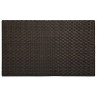 Tuinbartafel 100x60,5x110,5 cm poly rattan bruin 4