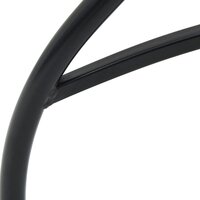 Bistrotafel moza&iuml;ek &Oslash;50x70 cm keramiek zwart en wit 8