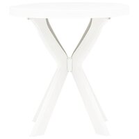 Bistrotafel &Oslash;70 cm kunststof wit 3