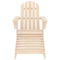Tuinstoel Adirondack met voetenbank en tafel massief vurenhout 6