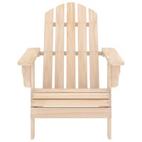 Tuinstoel Adirondack met voetenbank en tafel massief vurenhout 9