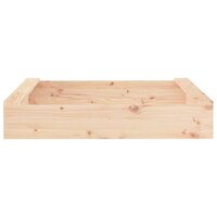 Zandbak met bankjes vierkant massief grenenhout 4