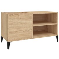 Platenkast 84,5x38x48 cm bewerkt hout sonoma eikenkleurig 2