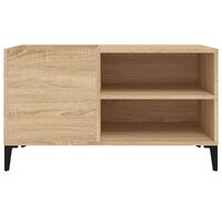 Platenkast 84,5x38x48 cm bewerkt hout sonoma eikenkleurig 5