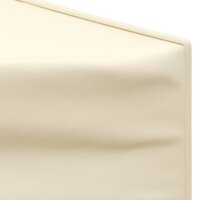 Partytent inklapbaar met zijwanden 2x2 m cr&egrave;mekleurig 5