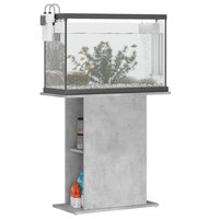 Aquariumstandaard 75x36x72,5 cm bewerkt hout betongrijs 3