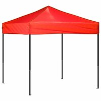 Partytent inklapbaar 2x2 m rood 2