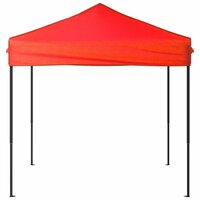 Partytent inklapbaar 2x2 m rood 3