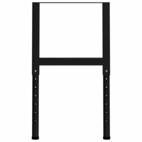 Werkbankframes verstelbaar 2 st 55x(69-95,5) cm metaal zwart 4