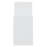 Bijzetkast 60x26x60 cm bewerkt hout wit 6