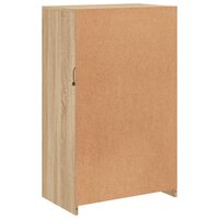 Bijzetkast met LED-verlichting bewerkt hout sonoma eikenkleurig 9