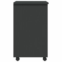 Ladekast MOSS verrijdbaar massief grenenhout grijs 5