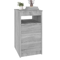 Ladekast 40x50x76 cm bewerkt hout grijs sonoma eikenkleurig 4