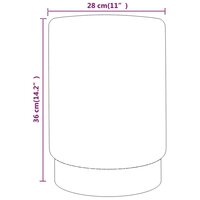Kruk fluweel abrikoos- en goudkleurig 4