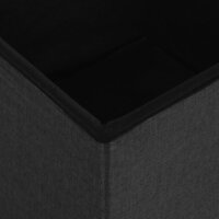 Opbergkruk inklapbaar kunstlinnen zwart 6