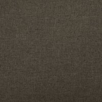 Opbergkrukken inklapbaar 2 st kunstlinnen donkerbruin 8