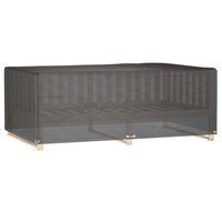 Tuinmeubelhoes met 12 oogjes rechthoekig 213x132x75 cm 2